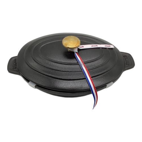 Staub (ストウブ) オーバルホットプレート23cm ブラック