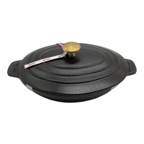 Staub (ストウブ) オーバルホットプレート23cm ブラック