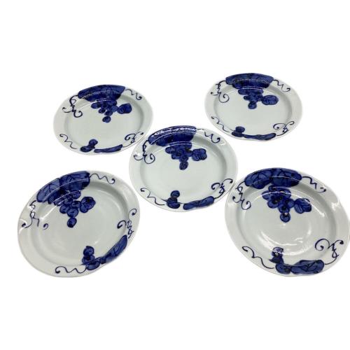 有田焼 (アリタヤキ) 染付手描ぶどう皿 賞美堂本店