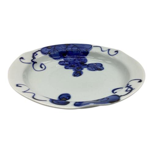 有田焼 (アリタヤキ) 染付手描ぶどう皿 賞美堂本店