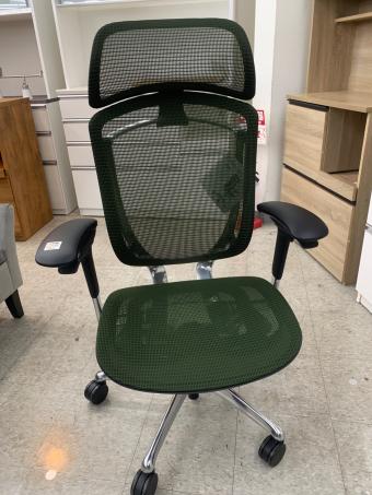 オカムラ ワークチェアー CC85BR FPH5 402 ブラック×グリーン contessaⅡ