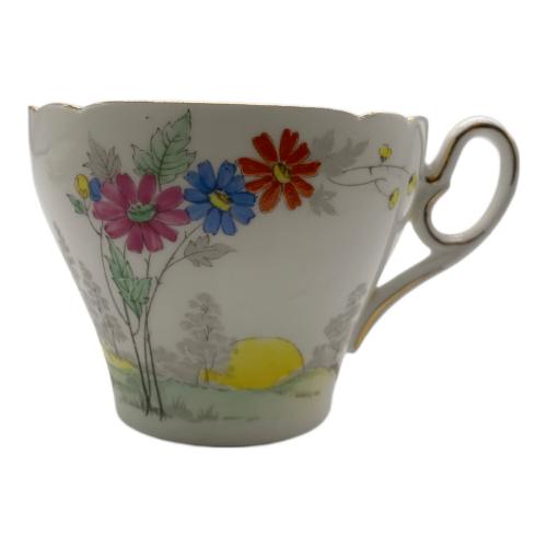 SHELLEY (シェリー) カップ&ソーサー＆プレートセット ホワイト 花柄 イングランド製