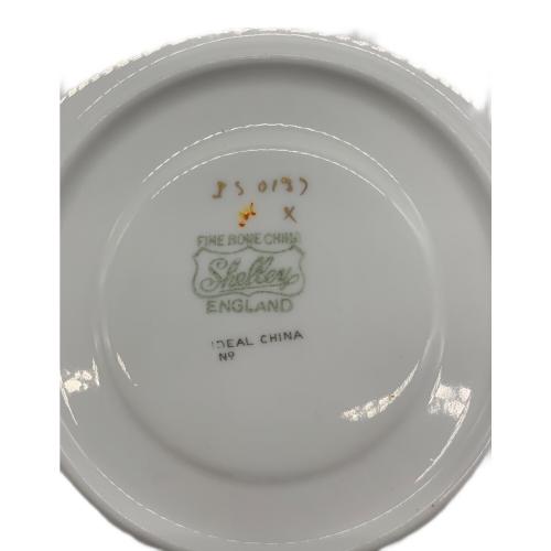 SHELLEY (シェリー) カップ&ソーサー＆プレートセット ホワイト 花柄 イングランド製