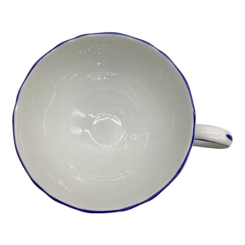 Wedgwood (ウェッジウッド) カップ&ソーサー ホワイト×ブルー TAFFETA FLOWERS