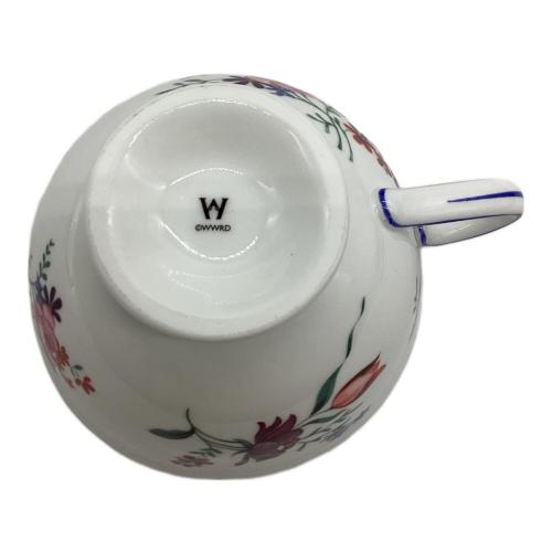 Wedgwood (ウェッジウッド) カップ&ソーサー ホワイト×ブルー TAFFETA FLOWERS