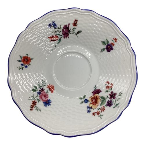 Wedgwood (ウェッジウッド) カップ&ソーサー ホワイト×ブルー TAFFETA FLOWERS