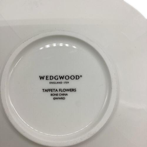 Wedgwood (ウェッジウッド) カップ&ソーサー ホワイト×ブルー TAFFETA FLOWERS