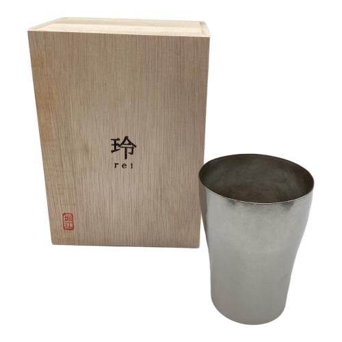 純チタン2重タンブラー　和み　玲　銀鼠