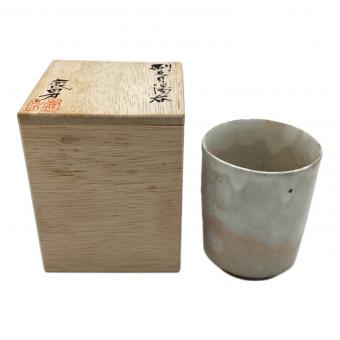 金田鹿男 刷毛目湯呑