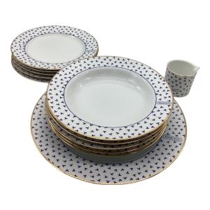 TIFFANY & Co. (ティファニー) スーププレート5・小皿5・大皿1・クリーマーセット