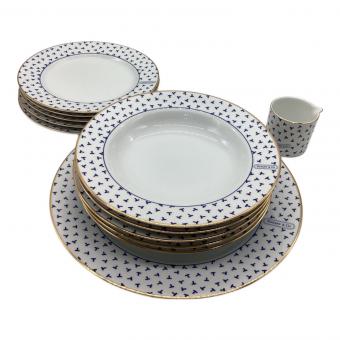 TIFFANY & Co. (ティファニー) スーププレート5・小皿5・大皿1・クリーマーセット