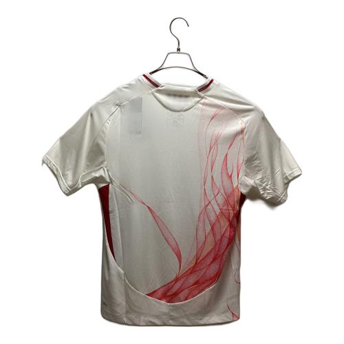 adidas (アディダス) サッカーユニフォーム IU0952 メンズ SIZE 2XL ホワイト×レッド
