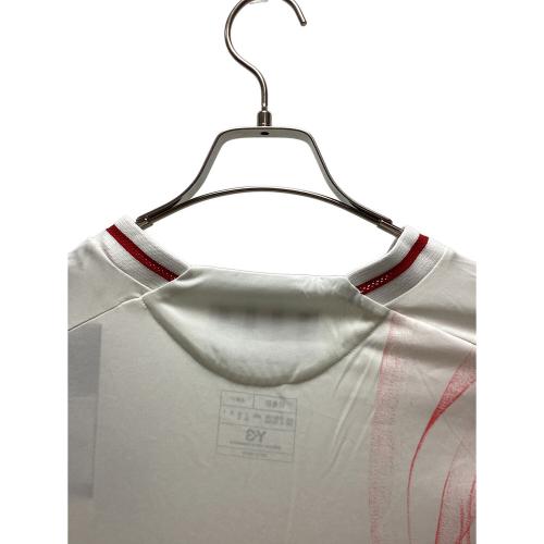 adidas (アディダス) サッカーユニフォーム IU0952 メンズ SIZE 2XL ホワイト×レッド