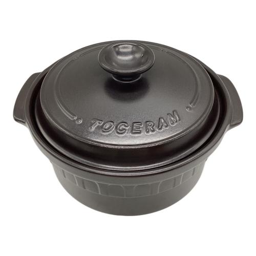 TOCERAM (トーセラム) 両手鍋 ブラック