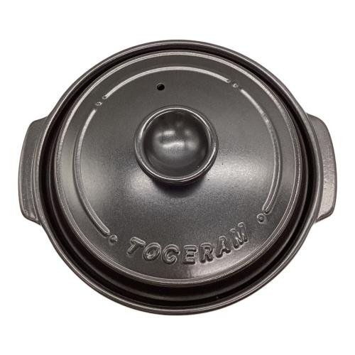 TOCERAM (トーセラム) 両手鍋 ブラック