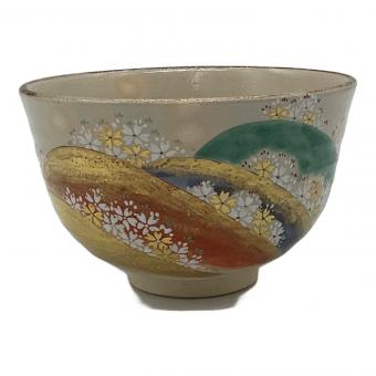 茶碗 色彩吉野山