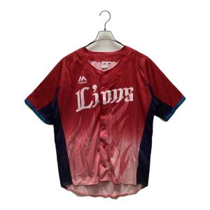 埼玉西武ライオンズ (サイタマセイブライオンズ) 野球ユニフォーム メンズ SIZE L レッド