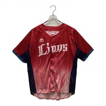 埼玉西武ライオンズ (サイタマセイブライオンズ) 野球ユニフォーム メンズ SIZE L レッド