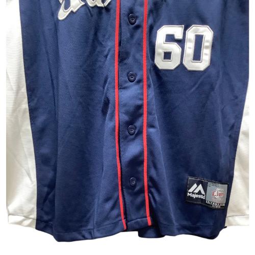 埼玉西武ライオンズ (サイタマセイブライオンズ) 野球ユニフォーム メンズ SIZE L ネイビー
