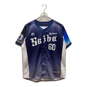 埼玉西武ライオンズ (サイタマセイブライオンズ) 野球ユニフォーム メンズ SIZE L ネイビー