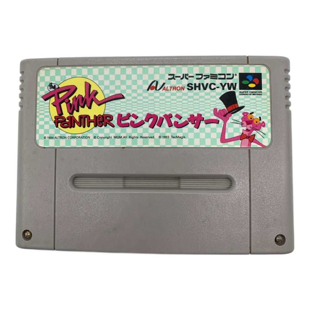 SFC スーパーファミコンソフト　　ピンクパンサー　ハガキ付き ピンクパンサー スーパーファミコン用ソフト｜トレファクONLINE