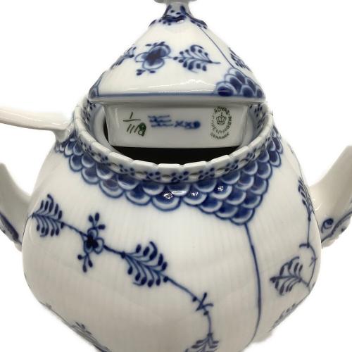 ROYAL COPENHAGEN (ロイヤル・コペンハーゲン) ティーポット 6111 ブルーフルーテッド・フルレース