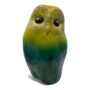 九谷焼 (クタニヤキ) フクロウインテリア