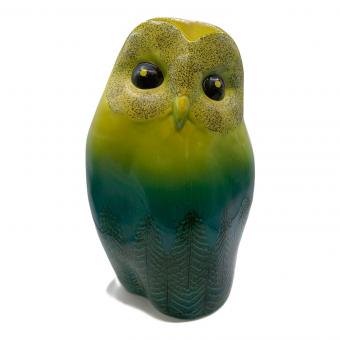 九谷焼 (クタニヤキ) フクロウインテリア