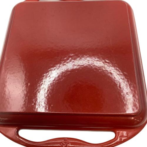 LE CREUSET (ルクルーゼ) グリルパン レッド グリルカレ24
