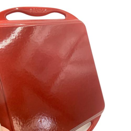 LE CREUSET (ルクルーゼ) グリルパン レッド グリルカレ24
