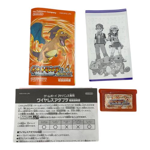 Nintendo (ニンテンドウ) ポケットモンスターファイアレッド ゲームボーイアドバンス用ソフト CERO A (全年齢対象)
