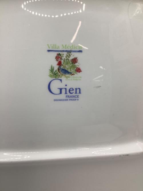 Gien (ジアン) スクエアプレート ヴィラメディチ