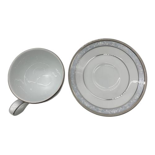 Noritake  カップ&ソーサー ハンプシャープラチナ