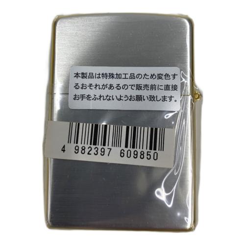 ZIPPO (ジッポ) オイルライター 十字架 シルバー×ゴールド