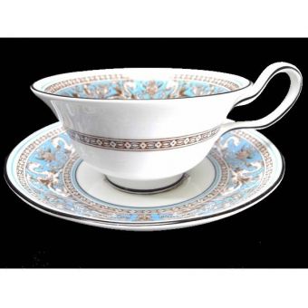 Wedgwood カップ&ソーサー フロレンティーン・ターコイズ 1980-1991