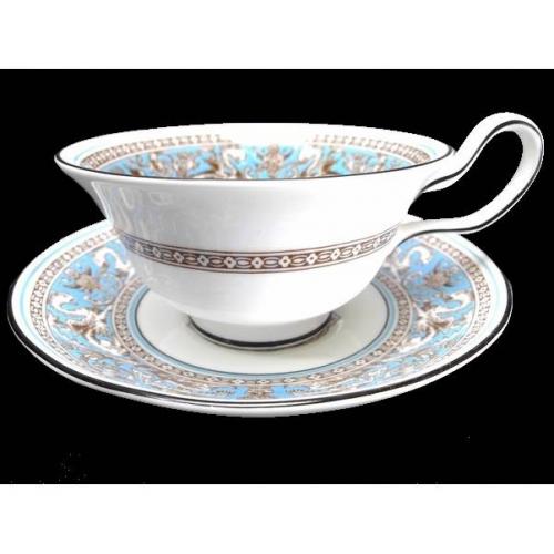 Wedgwood カップ&ソーサー フロレンティーン・ターコイズ 1980-1991