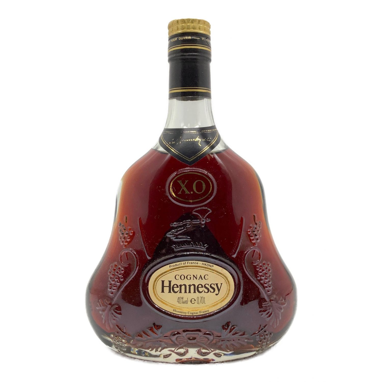 ヘネシー (Hennessy) コニャック 700ml XO 金キャップ XO クリアボトル