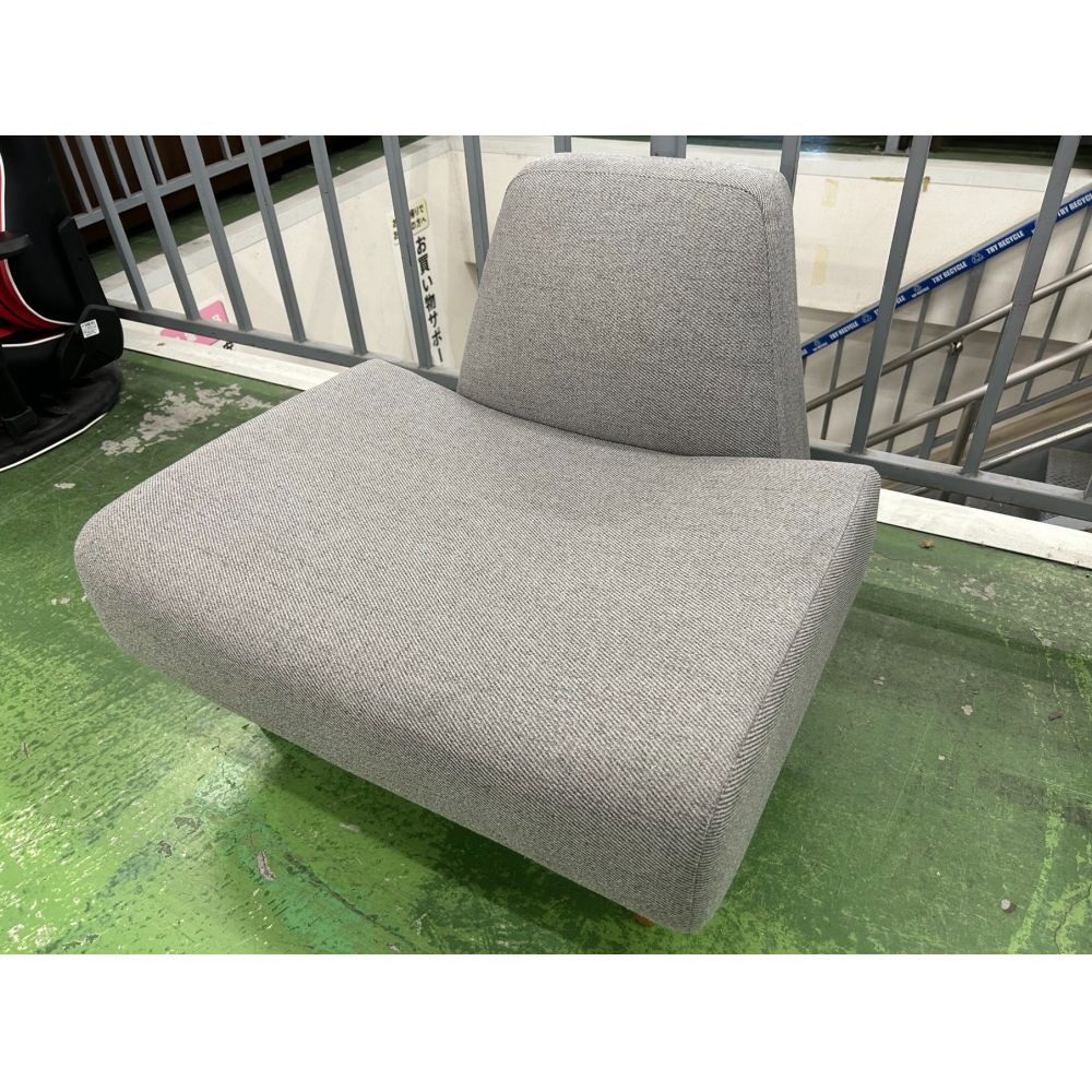 IDEE (イデー) 1人掛けソファー チャコールグレー 布 AO SOFA