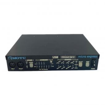 MOTU (モツ) MIDIインターフェイス アメリカ製 MICRO EXPRESS USB 通電確認済み MICROU82155
