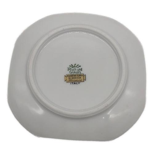 RICHARD GINORI (リチャードジノリ) スクエアデミタスカップ&ソーサー イタリアンフルーツ 2Pセット