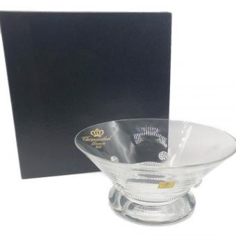 Meissen (マイセン) ボウル 大 Theresienthal バッカス ロゼット クリア