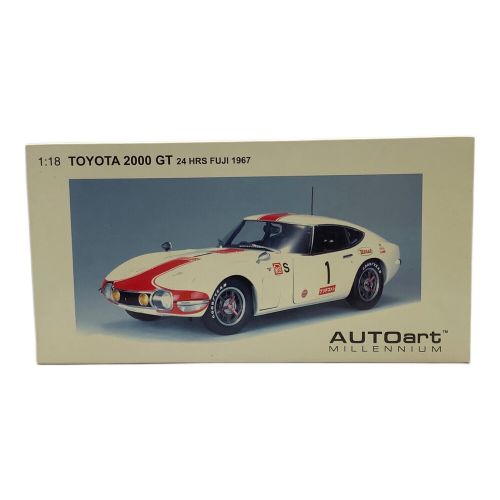 AUTOart (オートアート) ダイキャストカー 1/18 TOYOTA 2000 GT 24 HRS FUJI 1967