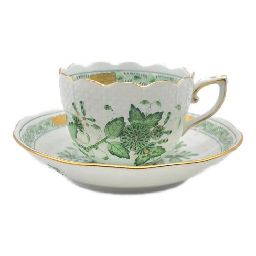 Herend (ヘレンド) 兼用カップ&ソーサー インドの華