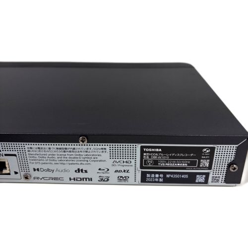 TOSHIBA (トウシバ) Blu-rayレコーダー DBR-W1010 2023年製 2番組 1TB B-CAS NP43501405