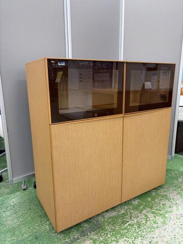 【週末限定値下】MOMO Natural 昇降可能な無垢材ローテーブル MOMO natural(モモナチュラル)のFD ローテーブルです。オーク材の