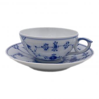 ROYAL COPENHAGEN (ロイヤル・コペンハーゲン) ティーカップ&ソーサー ブルーフルーテッド・プレイン