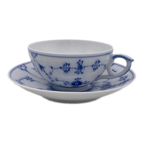 ROYAL COPENHAGEN (ロイヤル・コペンハーゲン) ティーカップ&ソーサー ブルーフルーテッド・プレイン