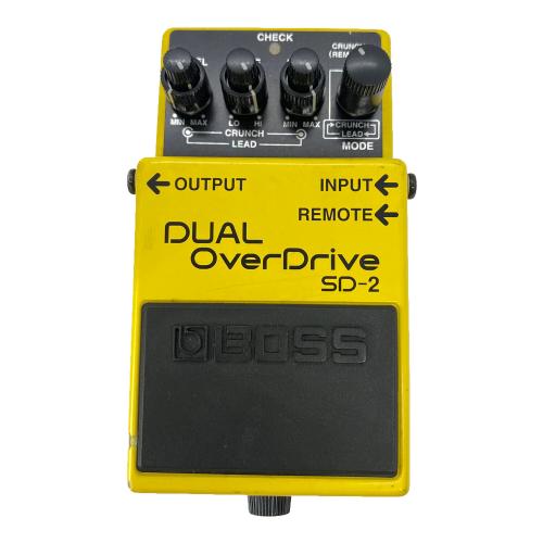 BOSS (ボス) オーバードライブ シリアルDK97539 SD-2 台湾製 動作確認済み