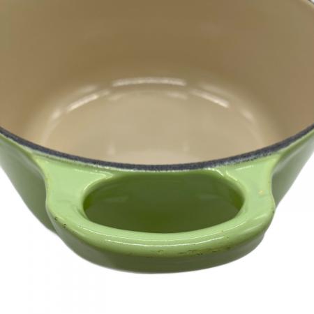 LE CREUSET 両手鍋 16cm LE CREUSET (ルクルーゼ) 両手鍋 16㎝ 黄緑｜トレファクONLINE