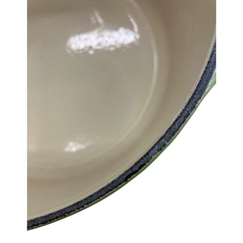 LE CREUSET (ルクルーゼ) 両手鍋 16㎝ 黄緑